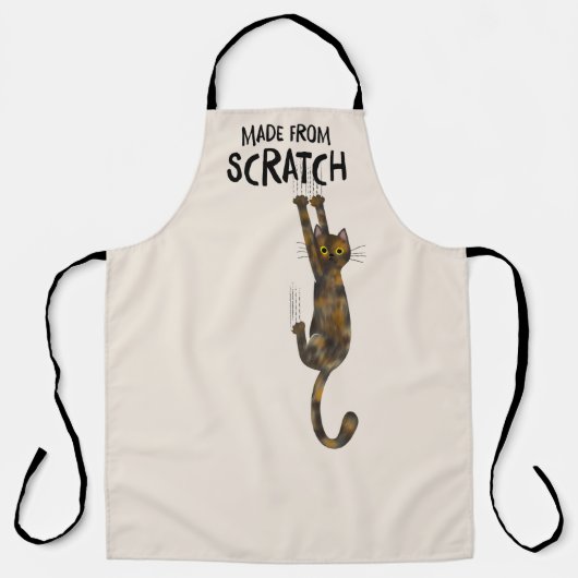 Tortoise Muschel Katze aus Scratch Tortie Schürze (Vorderseite)