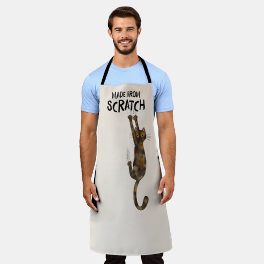 Tortoise Muschel Katze aus Scratch Tortie Schürze (Getragen)