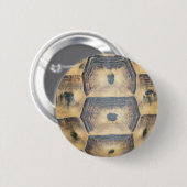 Tortoise Muschel Muster Button (Vorne & Hinten)