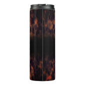 Tortoise-Muschel Muster für die gedruckte Monogram Thermosbecher (Rückseite)