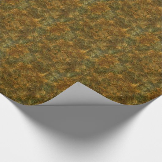 Tortoise Muschel Muster Geschenkpapier (Ecke)