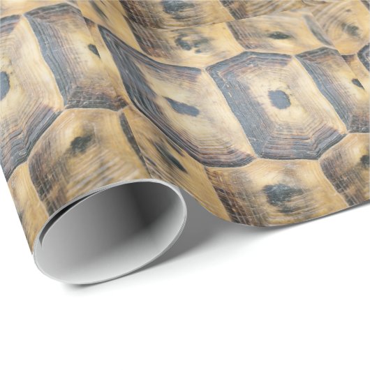 Tortoise Muschel Muster Geschenkpapier (Rolleneckpunkt)