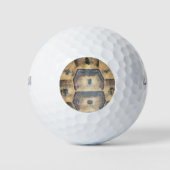 Tortoise Muschel Muster Golfball (Vorderseite)