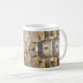 Tortoise Muschel Muster Kaffeetasse (VorderseiteRechts)