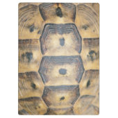Tortoise Muschel Muster Klemmbrett (Rückseite)
