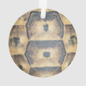 Tortoise Muschel Muster Ornament (Rückseite)