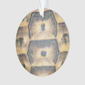 Tortoise Muschel Muster Ornament (Vorderseite)