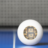 Tortoise Muschel Muster Tischtennisball (Netto)