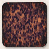 Tortoise Muschel Print Pattern Decorative Küche Getränkeuntersetzer (Vorderseite)