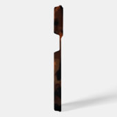 Tortoise Muschel Retro, Chic Tortoiseshell Muster iPhone Hülle (Rechte Seite)