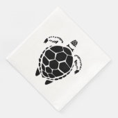 Tortoise Muschel Serviette (Ecke)
