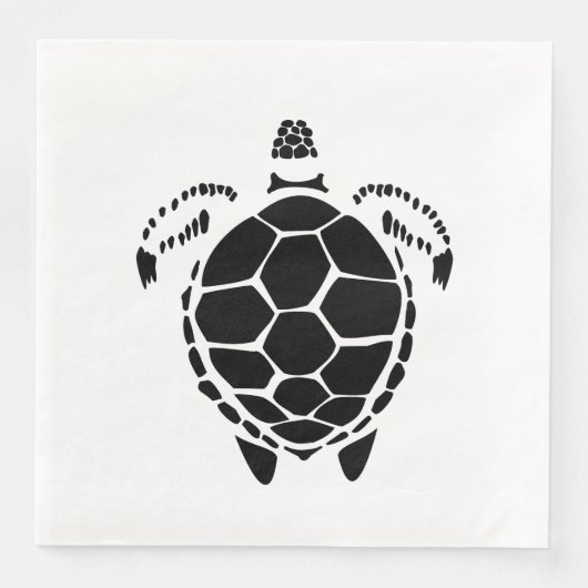 Tortoise Muschel Serviette (Vorderseite)