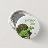 Tortoise Party Center Button (Vorne & Hinten)