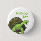 Tortoise Party Center Button (Vorderseite)