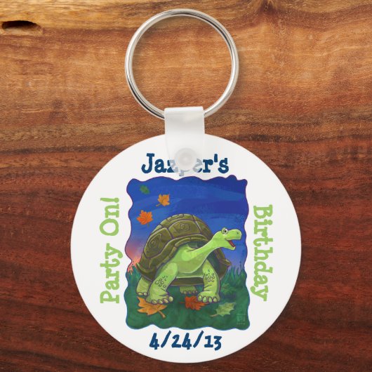 Tortoise Party Center Schlüsselanhänger (Vorderseite)