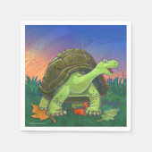 Tortoise Party Center Serviette (Vorderseite)