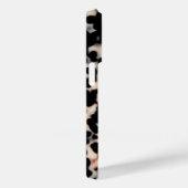 Tortoise Print in Beige/Schwarz Case-Mate iPhone Hülle (Rückseite / Rechts)