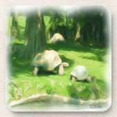 Tortoise Race Getränkeuntersetzer (Vorderseite)