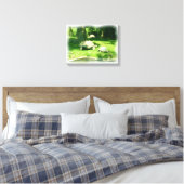 Tortoise Race Leinwanddruck (Insitu (Schlafzimmer))