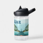 Tortoise Sea Individuelle Name Trinkflasche (Links)