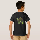Tortoise Sihouette Schwanzes T - Shirt (Schwarz voll)