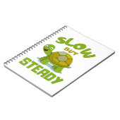 Tortoise Slow aber Steady Notebook Notizblock (Linke Seite)