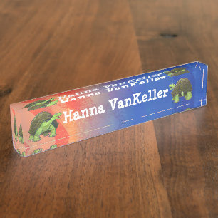 Tortoise Stationery Namensplakette