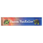 Tortoise Stationery Namensplakette (Vorderseite)