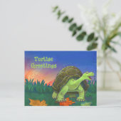 Tortoise Stationery Postkarte (Stehend Vorderseite)