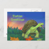 Tortoise Stationery Postkarte (Vorne/Hinten)