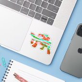 Tortoise Sticker (Laptop mit iPhone)
