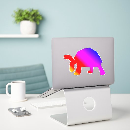 Tortoise Sticker (Laptop auf Schreibtisch)
