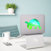 Tortoise Sticker (Laptop auf Schreibtisch)
