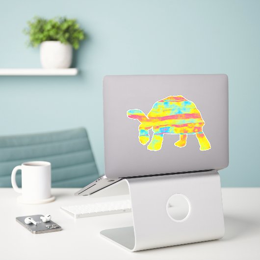 Tortoise Sticker (Laptop auf Schreibtisch)