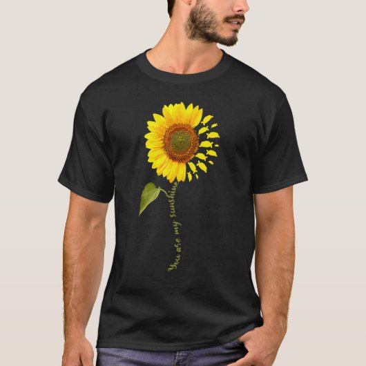 Tortoise Sunflower T-Shirt (Vorderseite)