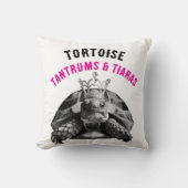 Tortoise Tantrums & Tiaras | Kissen (Vorderseite)