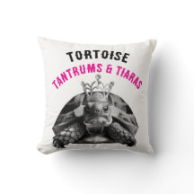 Tortoise Tantrums & Tiaras | Kissen