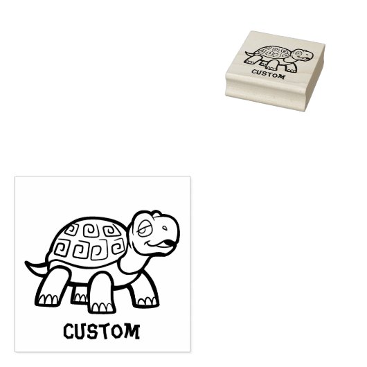 Tortoise Teacher-Briefmarke Gummistempel (Stempel)