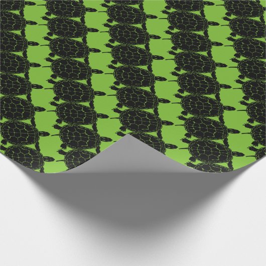 Tortoise Turtle Gift Wrap Paper Geschenkpapier (Ecke)