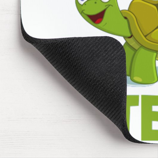 tortoise  turtle slow but steady mousepad (Ecke)