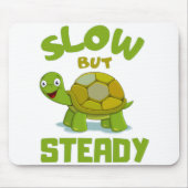 tortoise turtle slow but steady mousepad (Vorne)