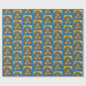 Tortoise Turtle Wrapping Paper Geschenkpapier (Flach)