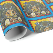 Tortoise Turtle Wrapping Paper Geschenkpapier (Rolleneckpunkt)