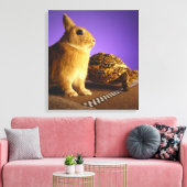 Tortoise und der Hase Leinwanddruck (Insitu (Wohnzimmer))
