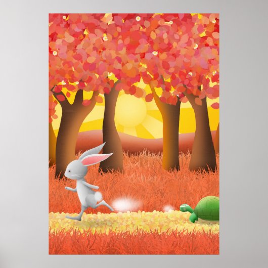 Tortoise und Hare 1 - Plakatdruck Poster (Vorne)