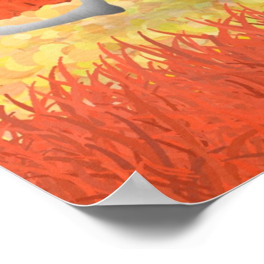 Tortoise und Hare 1 - Plakatdruck Poster (Ecke)