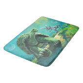 Tortoise und Hare Art Badematte (Schrägansicht)