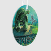 Tortoise und Hare Art Ornament (Vorderseite)