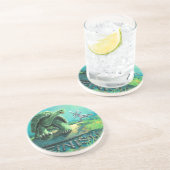 Tortoise und Hare Art Untersetzer (Seite)