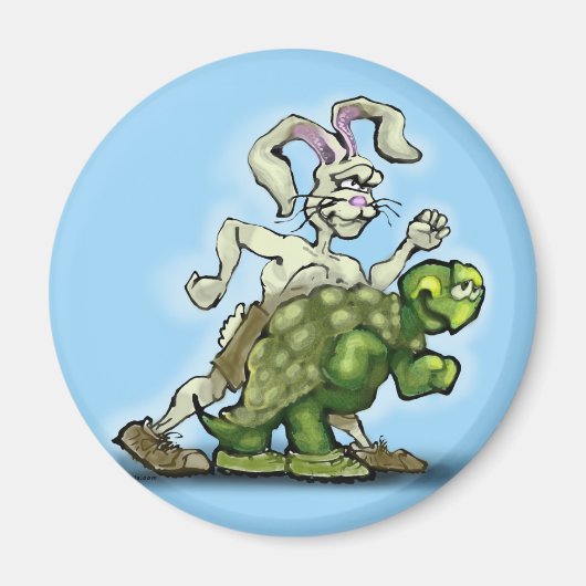 Tortoise und Hare Magnet (Vorne)